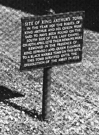 Gravesite in which two bodies and a cross with Arthur's name were unearthed.